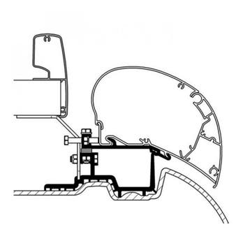 Thule optioneel roof adapter Sprinter 6200, Nieuw
