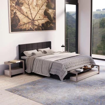 Boxspring Seattle - 180x200cm - Zwart, Verzenden, Nieuw
