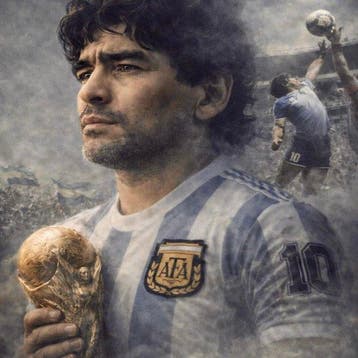 Argentina - Tela XXL | Mondiali FIFA 1986, Messico - Diego, Nieuw