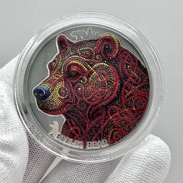 Kameroen. 2,000 Francs 2026 – Berlin Bear – 2 oz Silver coin