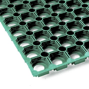 Ringmat 100 x 150 cm - Groen, Verzenden, Nieuw