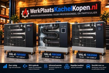 VAL6 Infraroodheater Dieselheater Airrex Werkplaatskachel, Ophalen of Verzenden, Nieuw, Overige typen