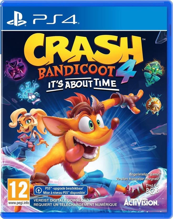Playstation 4 Crash Bandicoot 4: Its About Time, Spelcomputers en Games, Games | Sony PlayStation 4, Zo goed als nieuw, Verzenden