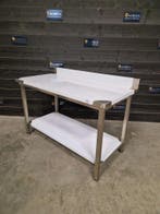 Werktafel | RVS | 140cm | horeca, Gebruikt, RVS Meubilair