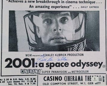 2001, a Space Odyssey - Signed by Keir Dullea (David Bowman), Nieuw