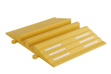 Slang -  en kabelbrug  75 mm - Geel - Binnen & Buiten -, Verzenden