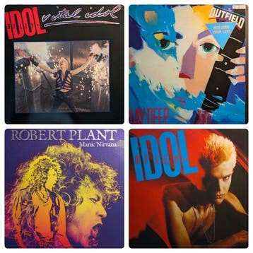 The Outfield, Robert Plant and Billy Idol - 4 x LPs Rock/Pop, Nieuw in verpakking