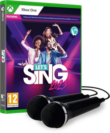 Lets Sing 2023 + 2 Microphones (Xbox One), Verzenden, Gebruikt