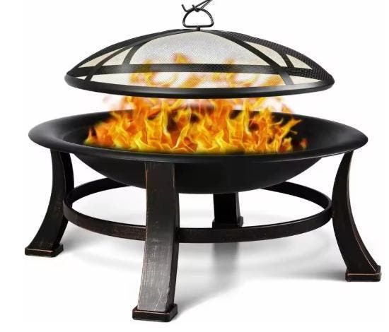 Vonkbeschermer voor Vuurkorf, Open Haard, BBQ en Tuin Grills, Tuin en Terras, Vuurkorven, Nieuw, Verzenden