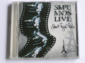 Simple Minds - Dont forget Paris, Ophalen of Verzenden, Zo goed als nieuw