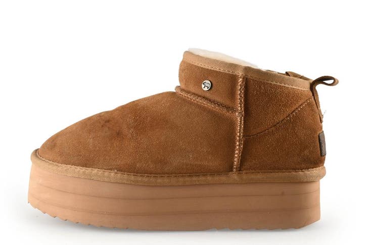 Warmbat Boots in maat 41 Cognac, Kleding | Dames, Schoenen, Overige kleuren, Zo goed als nieuw, Overige typen, Verzenden