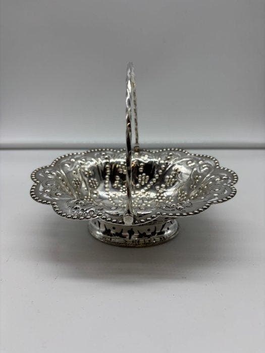 Suikergoed schotel - .925 zilver - Antiek Engelse Zilver, Antiek en Kunst, Antiek | Goud en Zilver
