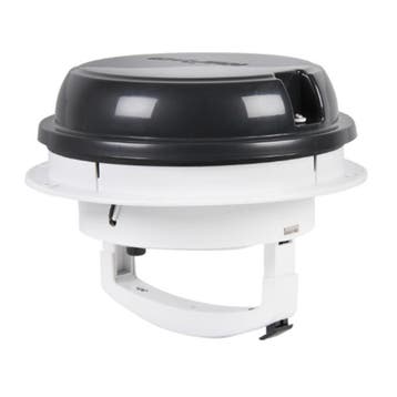 MaxxFan Dome Zwart LED, Caravans en Kamperen, Nieuw