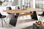 Design eettafel GRAND OAK 240cm natuurlijk wild eiken, Ophalen of Verzenden, Nieuw
