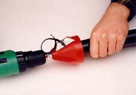 VDL Afbraamapparaat voor PE-slang 16-63mm rood, Ophalen of Verzenden, Nieuw