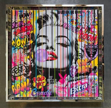 Elmago - Marilyn pop bubble 4 codebarre (large) luxe