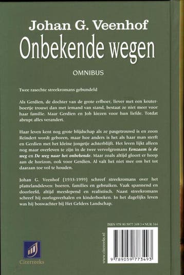 Onbekende wegen 9789059773493 Johan Veenhof, Boeken, Verzenden, Zo goed als nieuw, Johan Veenhof
