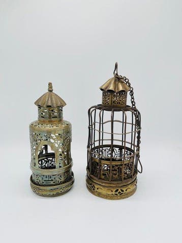 Lamp (2) - Messing - Kooien voor opiumlampen