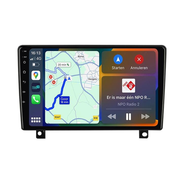 Opel Astra H Navigatie Radio met Apple Carplay Android Auto, Auto diversen, Autoradio's, Nieuw, Ophalen of Verzenden