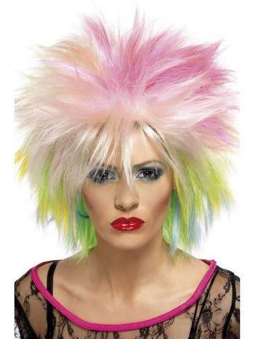 80s pruik punk multi, Ophalen of Verzenden, Nieuw
