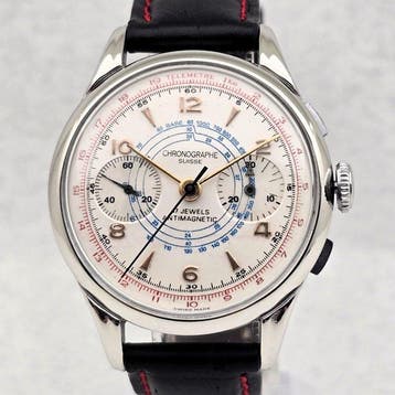 Chronographe Suisse - Bicompax - Cal. Landeron 48 -, Nieuw