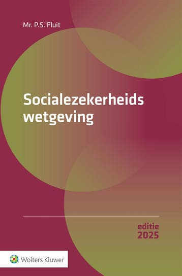 Socialezekerheidswetgeving 2025 - Mr. P.S. Fluit, Verzenden, Zo goed als nieuw, Mr. P.S. Fluit