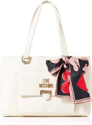 Love Moschino wit 14x25x35 (W x H x L), Verzenden, Nieuw