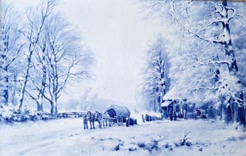 De Porceleyne Fles, Delft - Wandbord - Delft blue -