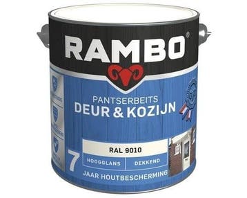Rambo Pantserbeits Deur & Kozijn Transparant Hoogglans -..., Overige kleuren, Nieuw, Beits, Ophalen of Verzenden
