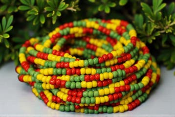 Waist Beads / Afrikaanse Heupketting - IMUDIASE - Multicolou, Sieraden, Tassen en Uiterlijk, Kettingen, Ophalen of Verzenden, Nieuw