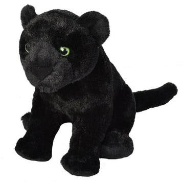 Wild Republic panter knuffel - pluche - zwart - 40 cm, Verzenden, Nieuw