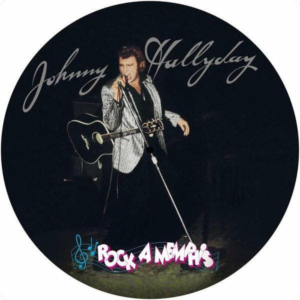 vinyl picture / shape - Johnny Hallyday - Rock A Memphis, Cd's en Dvd's, Vinyl | Rock, Zo goed als nieuw, Verzenden