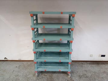 REA Koelcelrek met 6 Etages – B100 x D50 x H172 cm, Gebruikt