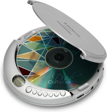 Discman - CD Speler - MP3 Speler - Anti Shock - Zilver - CD-, Verzenden, Zo goed als nieuw