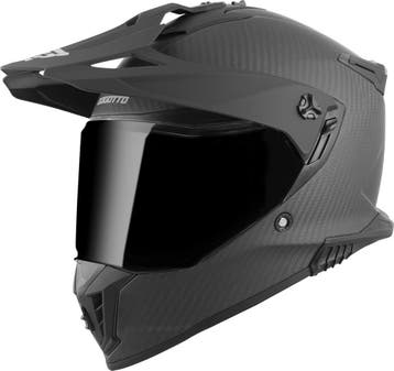 Bogotto FG-601 Carbon 6K Zwart Enduro Helm, Motoren, Kleding | Motorhelmen, XXL, Nieuw met kaartje, Overige merken, Heren
