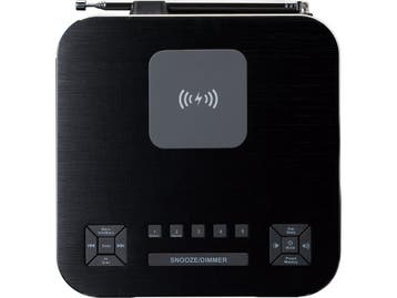 Lenco CR-650BK - Wekkerradio - DAB+ Bluetooth 5.0 Draadloos, Verzenden, Zo goed als nieuw