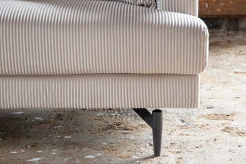 3-Zitsbank - Loke - Beige - Rib - Jörn, Verzenden, Nieuw