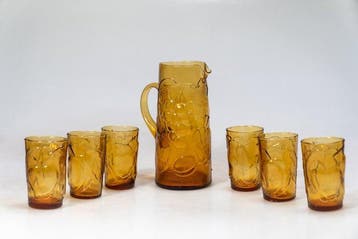 Drinkset (7) - Amber - fruit-relief limonade-set