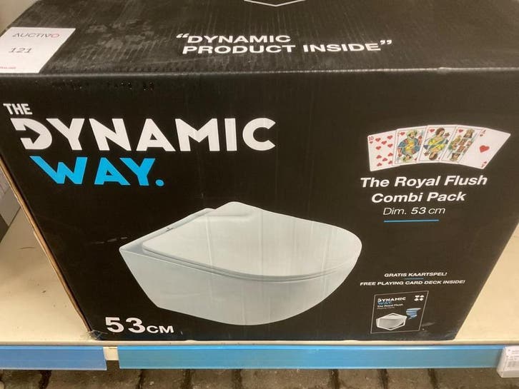 Online veiling: The Dynamic Way, Royal Flush Combi Pack, toi, Doe-het-zelf en Verbouw, Sanitair, Gebruikt