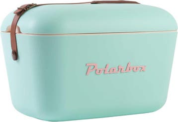 Polarbox Vintage Koelbox met Schouderband 12 Liter - Groen, Verzenden, Zo goed als nieuw