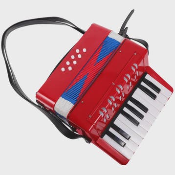 Rode Kinderaccordeon - Leerzame Muziekinstrument voor Beginn, Verzenden, Nieuw
