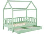 Juskys – Marli Kinderbed & Huisbed Met Bedladen – 90 x 200, Verzenden, Nieuw
