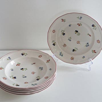Villeroy & Boch - Bord (6) - Petite Fleur - Vitro-Porzellan