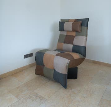 Unieke relaxstoelen, fauteuils en meer bij Relaxst, Ophalen of Verzenden, Nieuw, Metaal, Unieke Patchwork stoelen