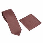 Fako Fashion - Stropdas & Pochette Blok - Pochet - Geblokt -, Verzenden, Nieuw