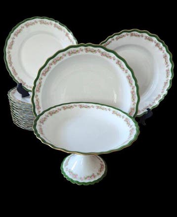 Union Ceramique Limoges - Tafelservies voor 12 (15) -