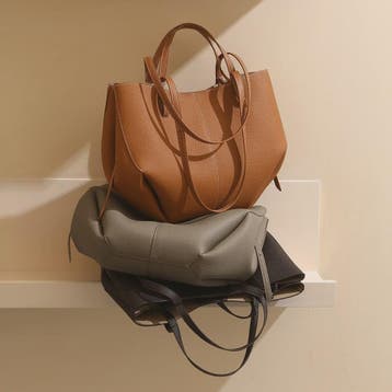 Luxe Dames Handtas van Echt Leer - Grote Schoudertas voor Re, Verzenden, Nieuw