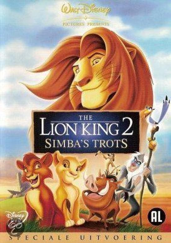 The Lion King 2 - Simbas Trots - dvd, Cd's en Dvd's, Dvd's | Actie, Verzenden