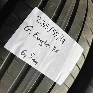 2 x Goodyear Eagle F1 235-55-18 Zomerbanden 6,5mm, 18 inch, Gebruikt, Ophalen of Verzenden, 235 mm