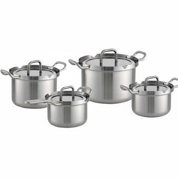BK Q-linair Master Glas Pannenset 4-delig | Retourdeal 40%, Verzenden, Nieuw